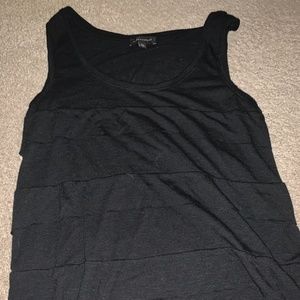 Sleeveless ruffled top